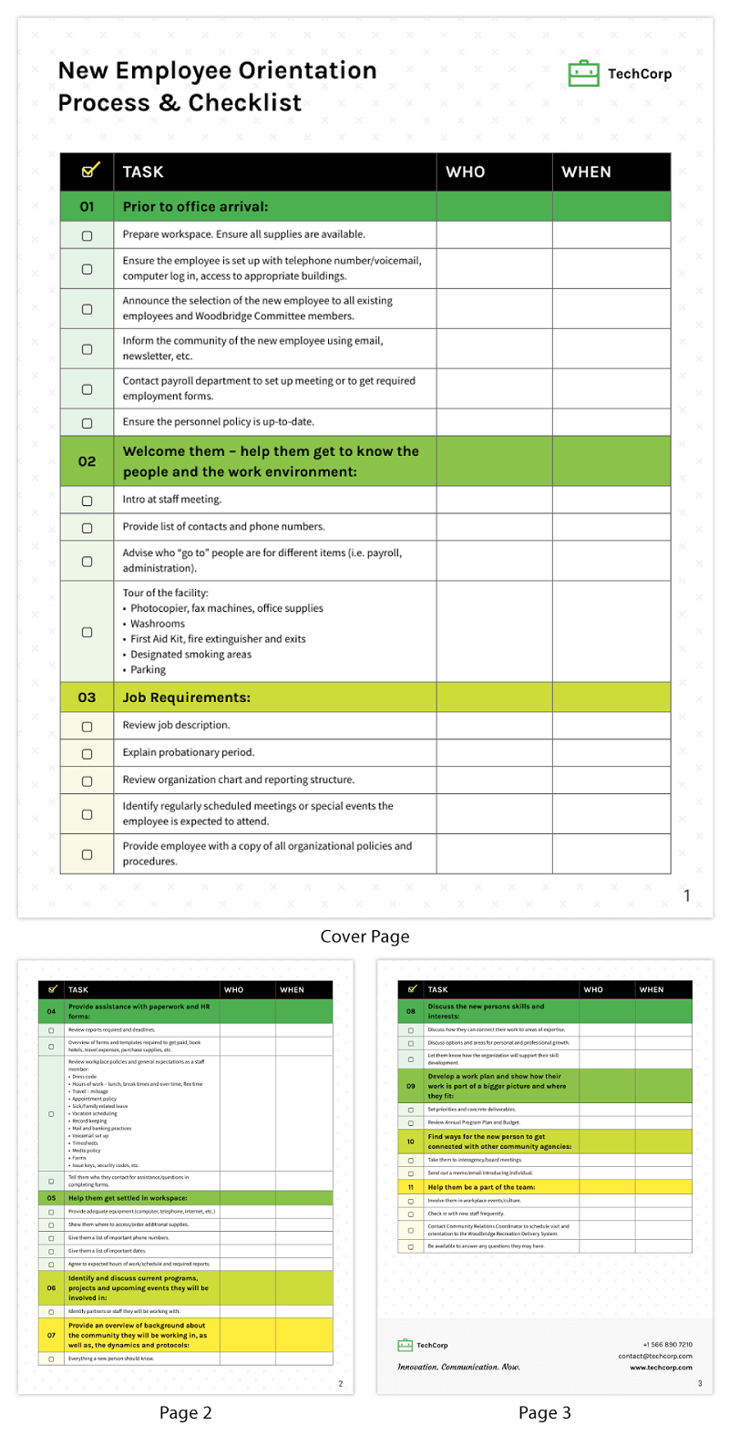 Trainingsplan Vorlage Übersicht